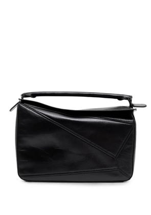 LOEWE large Puzzle panelled tote bag - Black