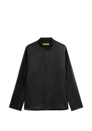 Shanghai Tang frog-fastening shirt - Black