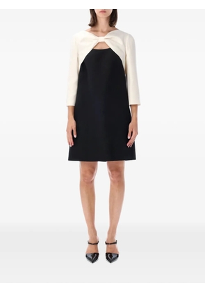 Valentino Garavani Crepe Couture bow-detail mini dress - Black