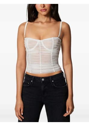 Kiki de Montparnasse ruched corset top - White