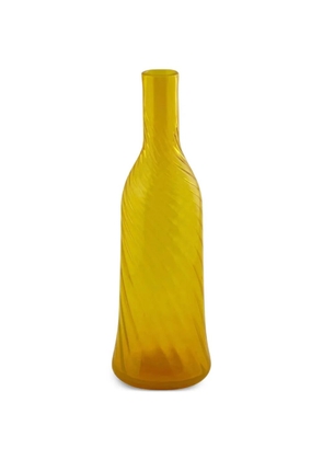 ENZO DE GASPERI ribbed bottle vase - Yellow