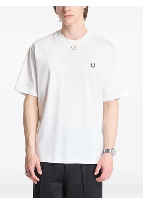 Fred Perry logo-print T-shirt - White