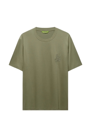 Shanghai Tang Dragon embroidered T-shirt - Green
