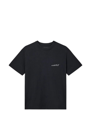 Purple Brand crystal-embellished jersey T-shirt - Black