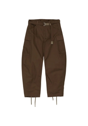 sacai ripstop cargo pants - Brown