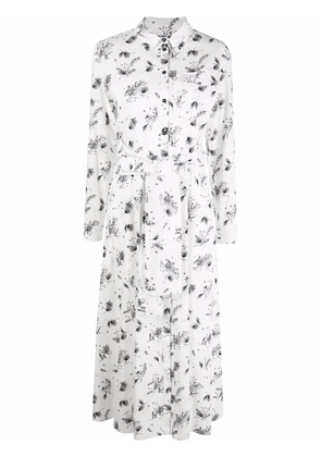 Woolrich Wilderness printed shirtdress - White