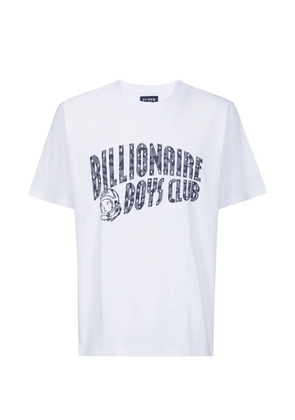Billionaire Boys Club leopard-print logo-print T-shirt - White