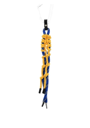 DSQUARED2 carabiner-fastening keyring - Blue