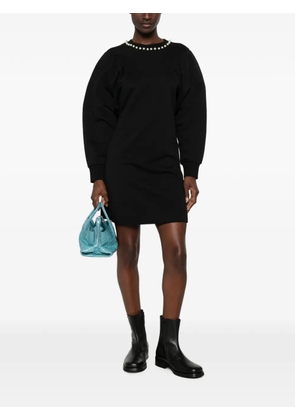 Love Moschino faux pearl-embellished mini dress - Black