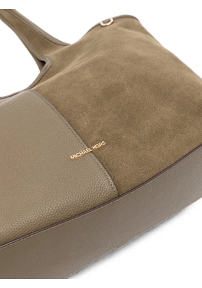 Michael Kors large Henly paneled tote bag - Green