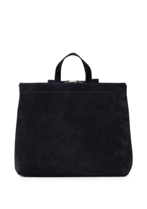Marsèll Borso suede zip-top tote bag - Blue