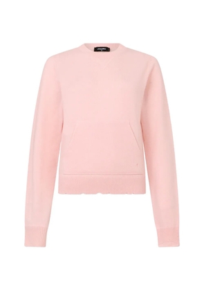 DSQUARED2 Dsquared2 Signature destroyed knit pullover - Pink