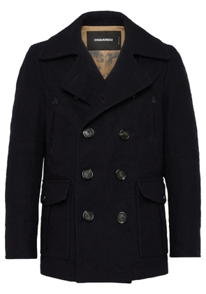 DSQUARED2 double-breasted short coat - Blue