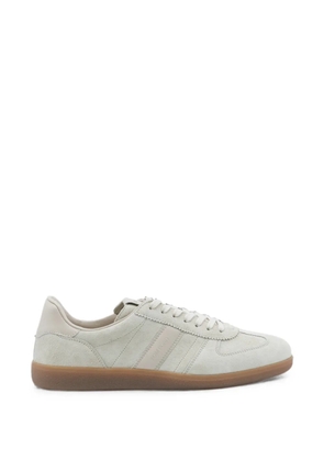 TOM FORD logo-print suede sneakers - Neutrals