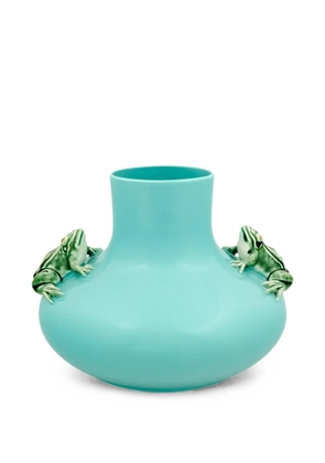 Bordallo Pinheiro large Duas Rãs vase - Blue
