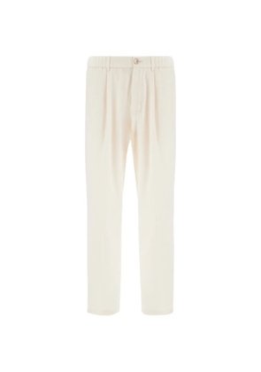 Herno pleated trousers - White