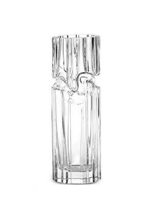 COLLEVILCA Intermezzo sculpted crystal vase - White