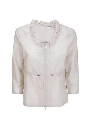 Paloma Wool Raso ruffled drawstring jacket - Neutrals