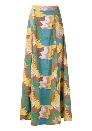 Amir Slama high-waisted maxi skirt - Multicolour