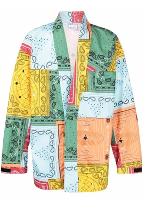 COUNTY OF MILAN bandana-print lightweight jacket - Red