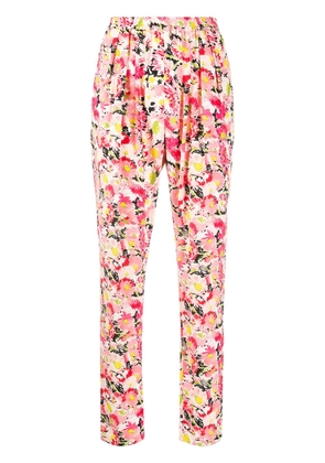 Stella McCartney floral print cotton trousers - Pink