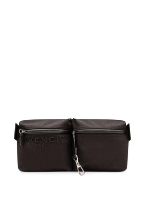 Givenchy medium Cargo logo-embroidered canvas belt bag - Black