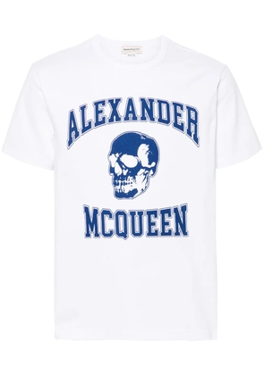 Alexander McQueen logo-print T-shirt - White