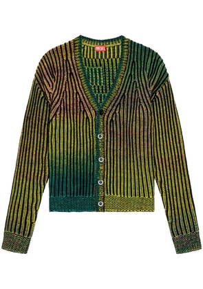 Diesel Oakland ribbed cardigan - Green