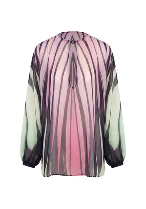 Roberto Cavalli Ray Of Paradise-print blouse - Pink