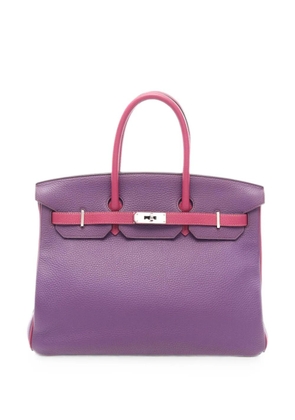 Hermès Pre-Owned 2013 35 Birkin leather handbag - Purple