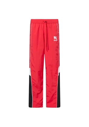 Nahmias logo-print track pants - Red