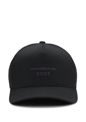 BOSS x Porsche logo-detail baseball cap - Black