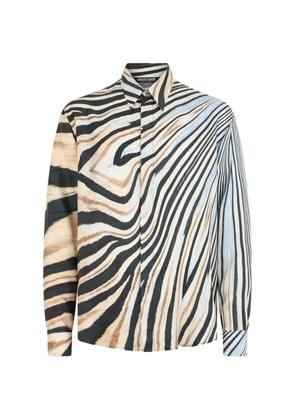 Roberto Cavalli striped shirt - Black