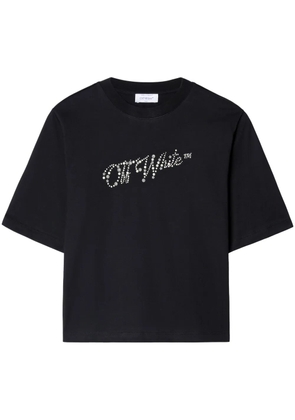 Off-White logo-embellished T-shirt - Black
