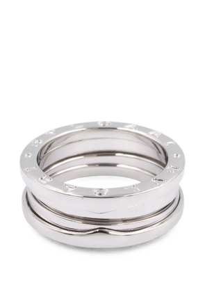 Bvlgari Pre-Owned 2010s B-zero1 engraved-logo ring - Silver