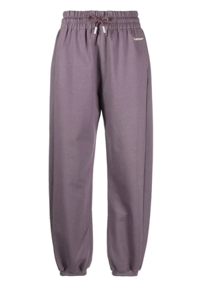 Off-White logo-print track pants - Purple
