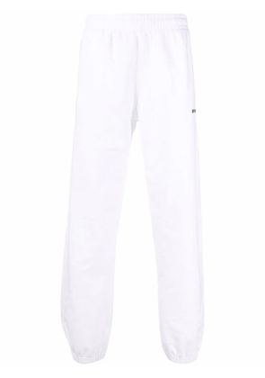 Off-White Helvetica logo-print track pants