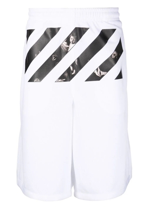 Off-White Caravaggio Diag track shorts
