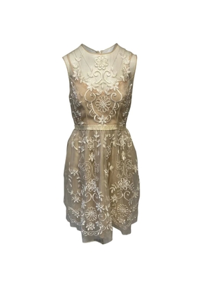 Needle & Thread embroidered lace dress - Neutrals