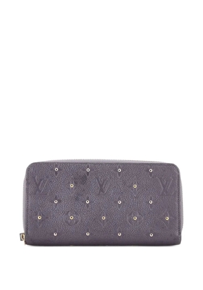 Louis Vuitton Pre-Owned Zippy Wallet Studded Monogram Empreinte Leather small wallets - Grey