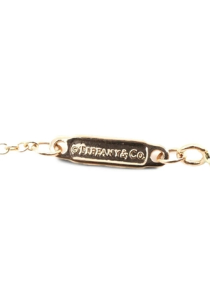 Tiffany & Co. Pre-Owned 2010s mini T-smile diamond necklace - Gold