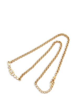Christian Dior Pre-Owned 2000s CD-logo necklace - Gold
