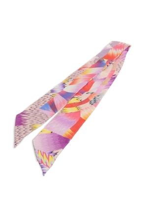 Hermès Pre-Owned Marbie silk scarf - Pink