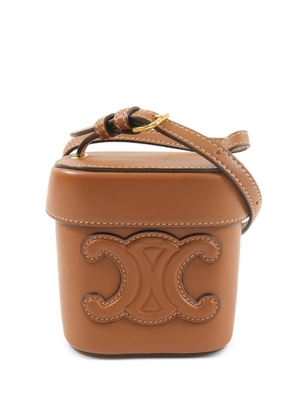 Celine Pre-Owned Cuir Triomphe Box shoulder bag - Brown