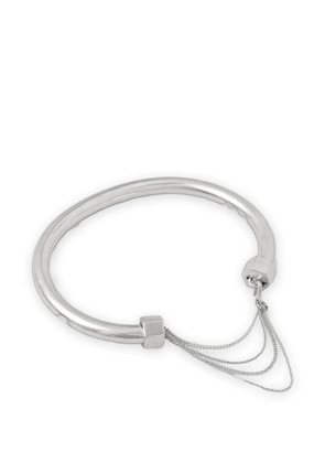 AllSaints hex-nut draped-chain bracelet - Silver