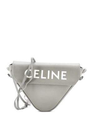 Celine Pre-Owned Triangle Bag Leather Small crossbody bag - Grey