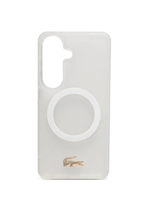 Lacoste logo-plaque Samsung Galaxy S26 case - White