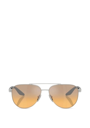 Prada Linea Rossa pilot-frame sunglasses - Silver