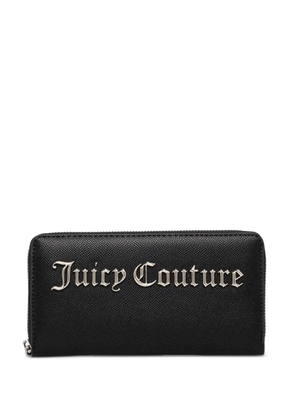 Juicy Couture Jasmine logo-plaque zip-around wallet - Black