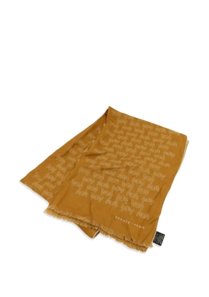Hermès Pre-Owned Maillons Rythmes printed scarf - Brown